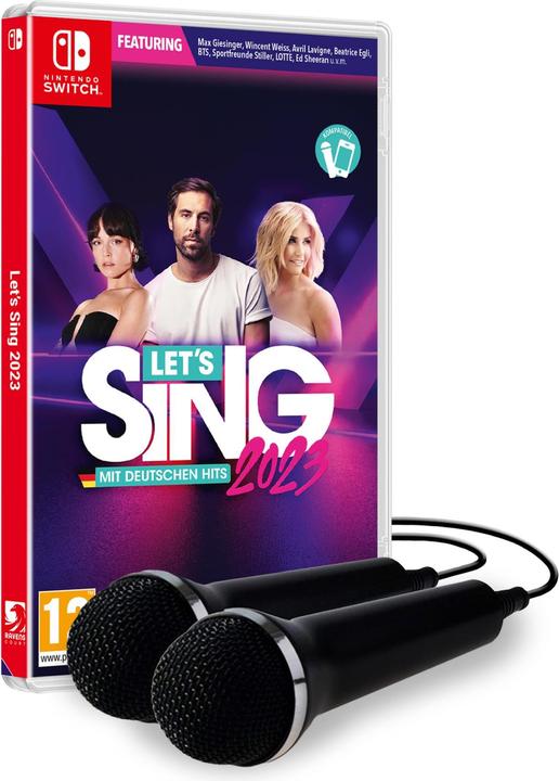 Produktbild Ravenscourt Let's Sing 2023 German Version (+ 2 Mics) (Switch, DE)