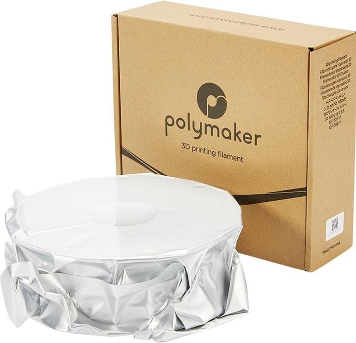 Actual product image Polymaker PolyLite PETG V2 - White - 1.75mm (PETG, 1.75 mm, 1000 g, White)