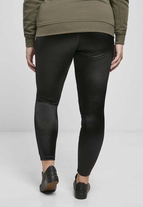 Actual product image Urban Classics Ladies Shiny Tech Mesh Leggings (XS)