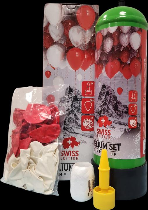 Actual product image Pimp It Up Helium set Swiss Edition (30 balloons) (30 x)