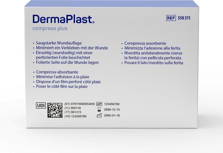 Actual product image DermaPlast Compress Plus