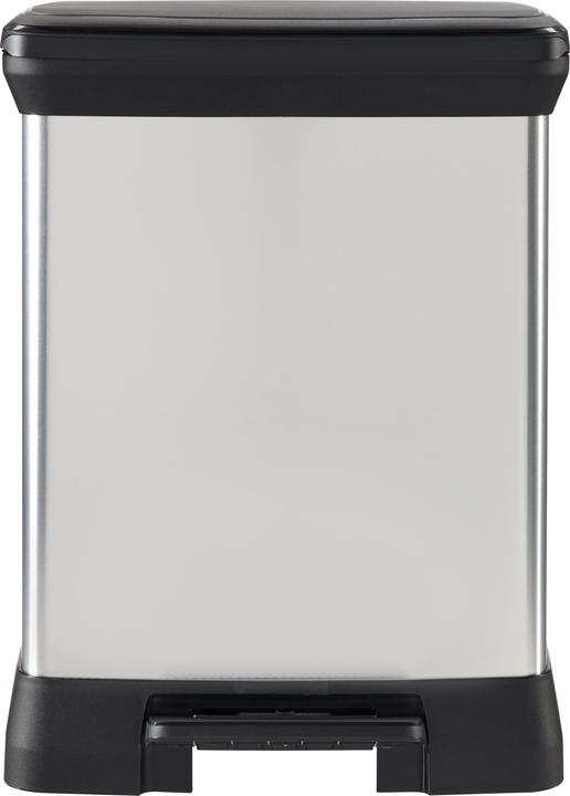 Produktbild Curver DECOBIN DUO Mülltrenner 10,0 + 18,0 l silbermetallic (30 l)