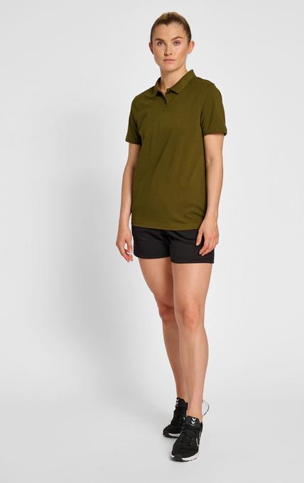Actual product image hummel Red Classic Polo Woman (S)
