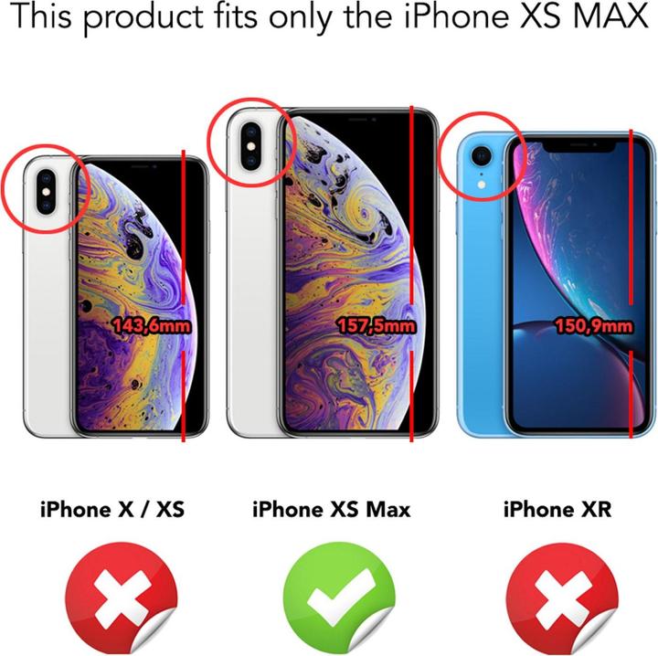 Productafbeelding Nalia 360 graden mobiel telefoonhoesje (Apple iPhone XS Max)