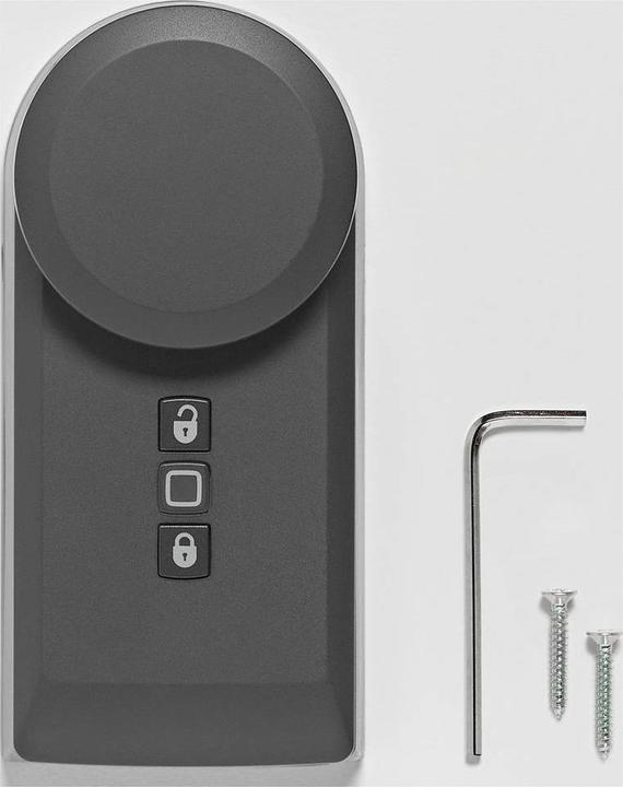 Image du produit Homematic IP Actionneur de serrure de porte Smart Home (HmIP-DLD-A) (anthracite) (Clé, Smartphone)