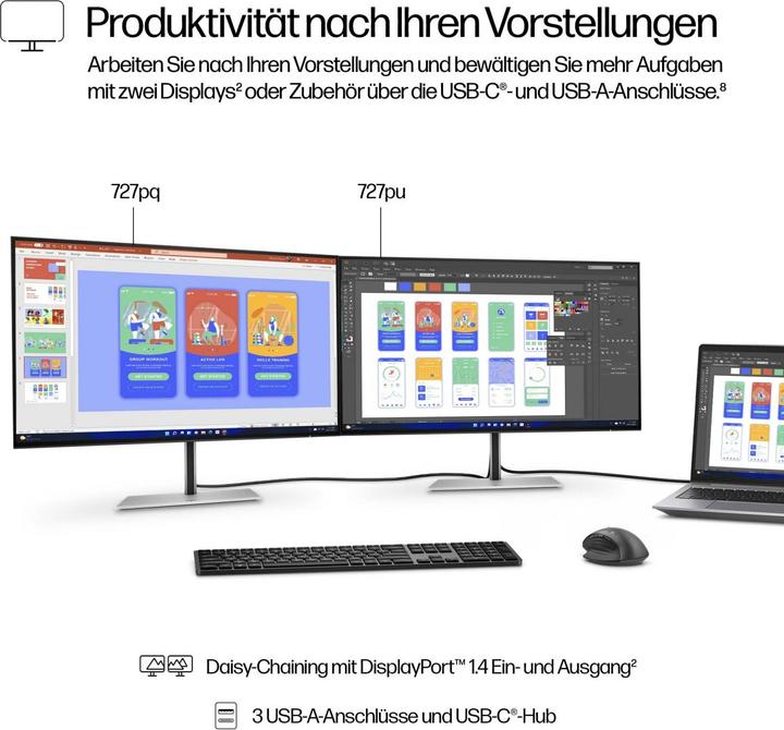 Produktbild HP 727pq (2560 x 1440 Pixel, 27")