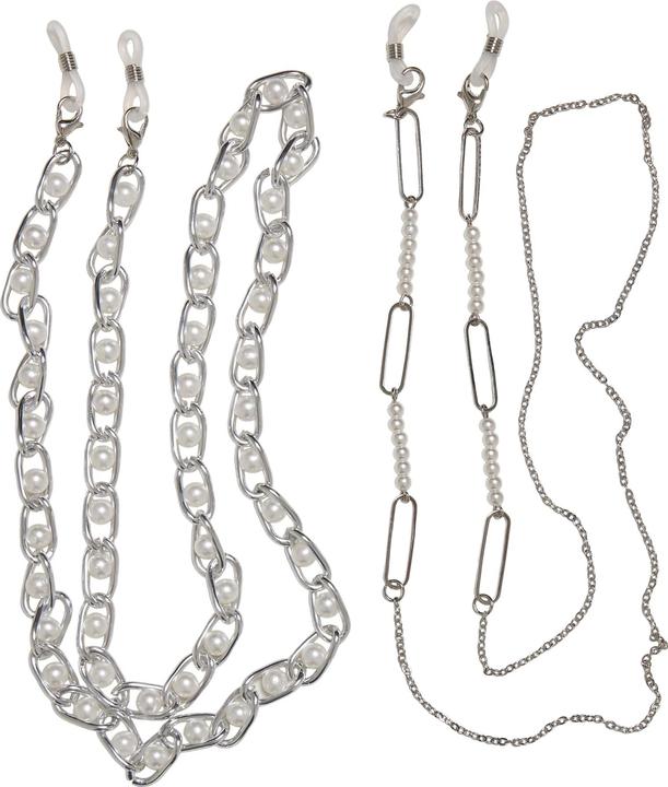 Actual product image Urban Classics Multifunctional Chain With Pearls 2-Pack - 17180