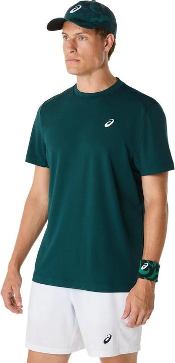 Actual product image ASICS Performance Asics Court Ss Top Saxon Green Man (XL)