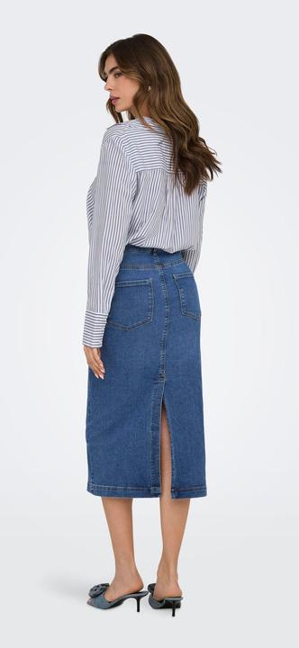 Actual product image Only Onlwonder Midi Back Slit Skirt Pim Dnm (XS)