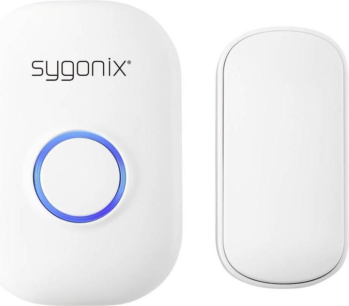 Produktbild Sygonix SY-5225388 Funkklingel Komplett-Set batterielos, mit Blitzlicht (Funk)