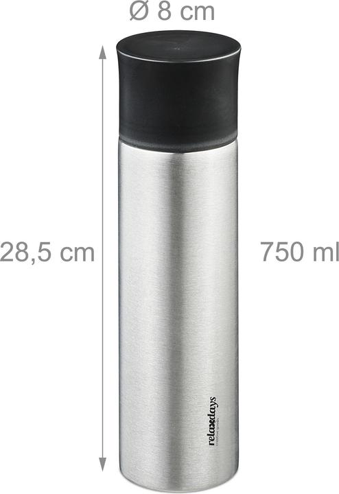 Produktbild Relaxdays Edelstahl-Trinkflasche (0.75 l)