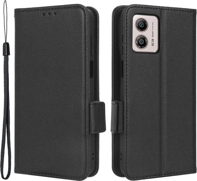 Actual product image MU Classic Litchi Leather Bookcover Series (Motorola Moto G Stylus 5G (2023))