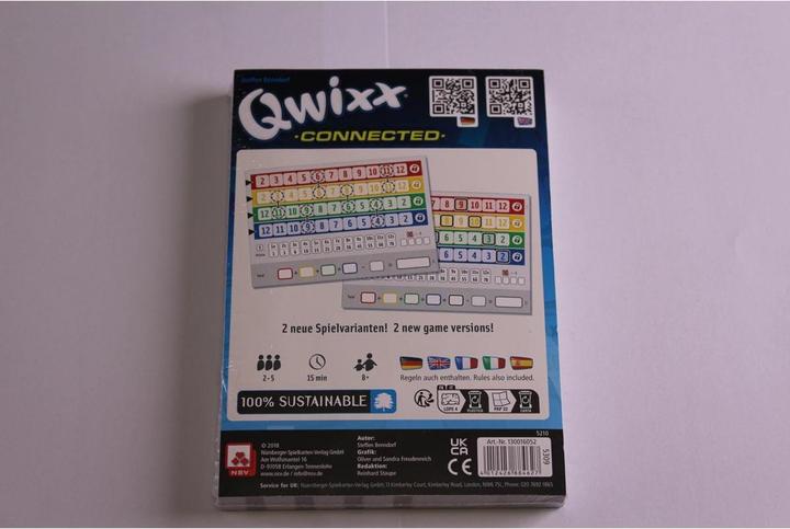 Produktbild NSV 130016052 - QWIXX CONNECTED - ZUSATZBLÖCKE (XL) (Deutsch, Französisch, Englisch)