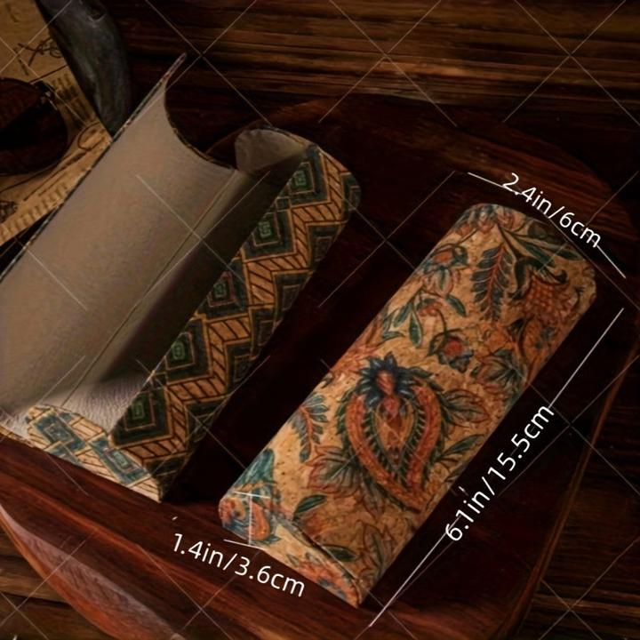 Actual product image Only-Bags.Store Vintage Exquisite Lesebrille Etui, PU Leder Sonnenbrille Aufbewahrungsbox, einfache schützende