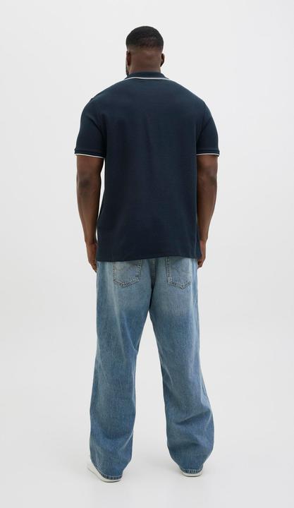 Actual product image Jack & Jones Plus Size Logo Poloshirt Poloshirt (3XL)