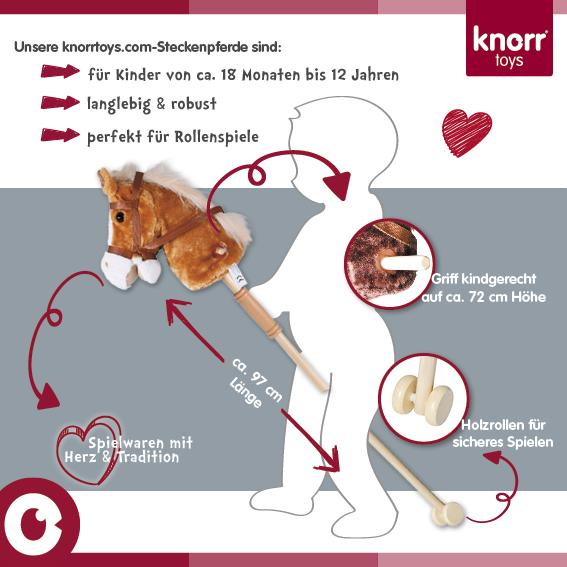 Immagine prodotto Knorrtoys Steckenpferd "Brauny"