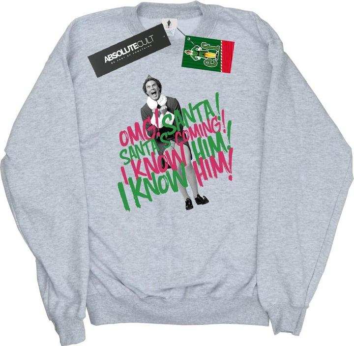 Elf Santa's Coming Sweatshirt (S)
