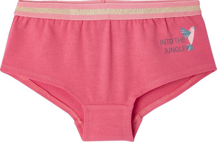 Produktbild Vertbaudet Bio-Kollektion: 5er-Pack Mädchen Shortys mit Dschungelprint (92)