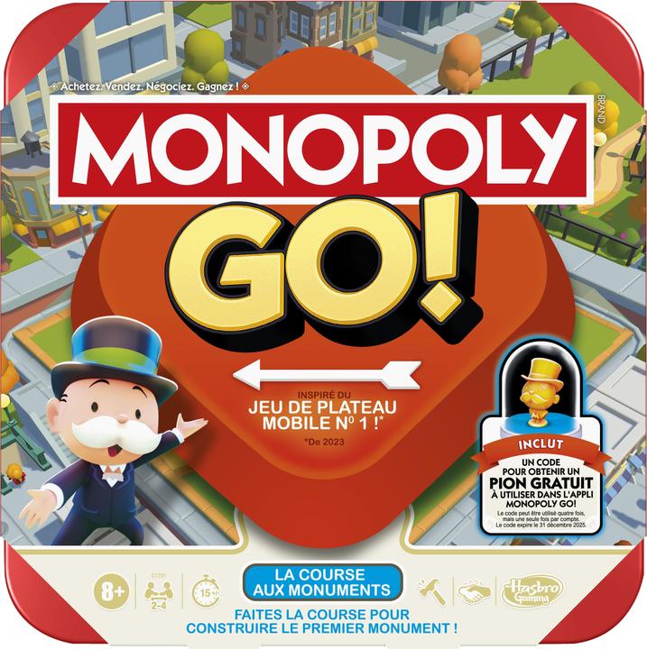 Image du produit Hasbro Gaming Monopoly GO! Jeu de société (Français)