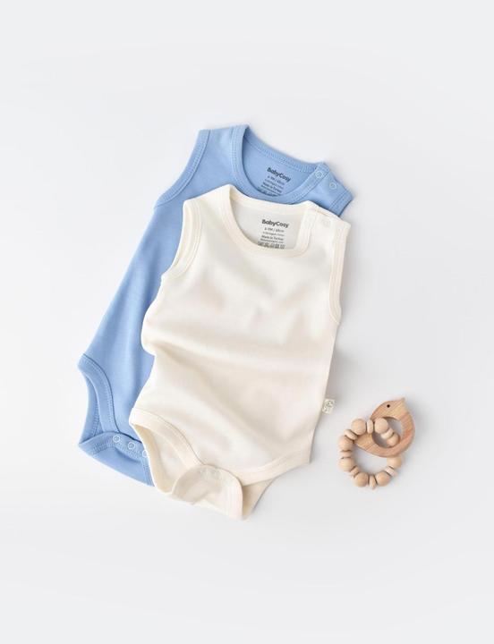 BabyCosy Body. ärmellos. 2 Pack