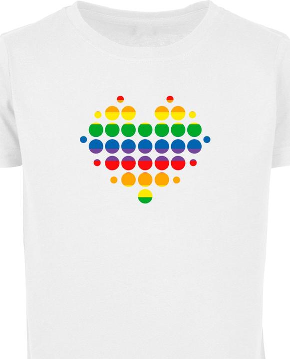 Image du produit Merchcode Tee short à manches courtes Filles Love Dots - 167901 (134, 140)