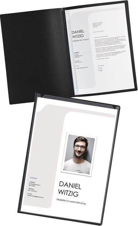 Image du produit Kolma Dossier de présentation Vario A4 pince 2 parties anthracite (A4, 1 x)