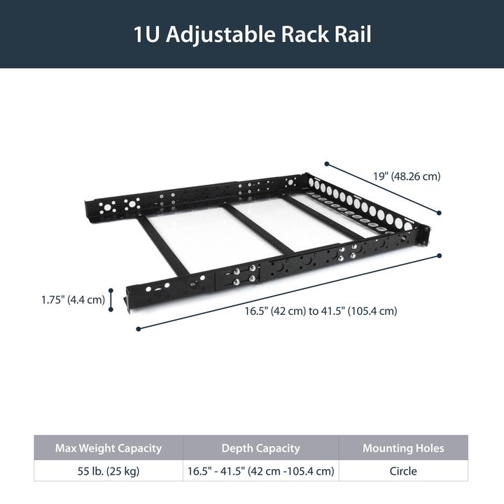 Produktbild StarTech Universal Server Rack Rails
