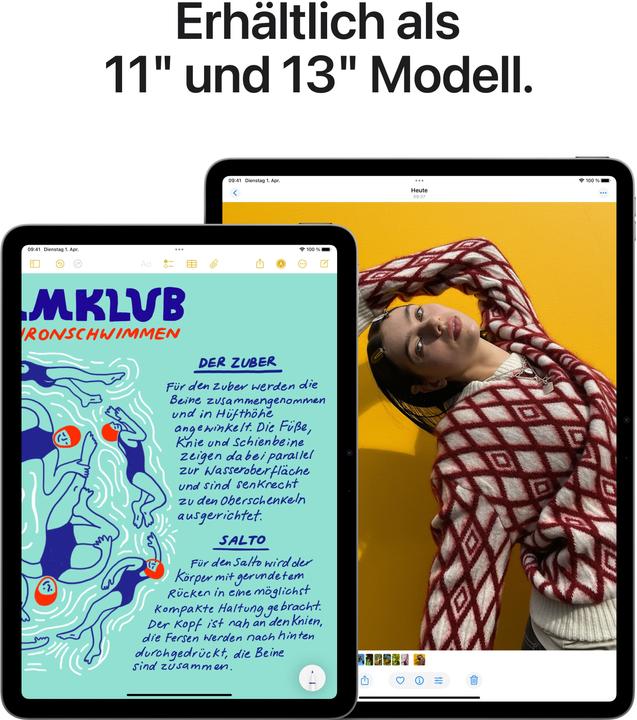 Actual product image Apple iPad Air 13 2025 (M3) (WLAN only, 13", 512 GB, Space Grey)