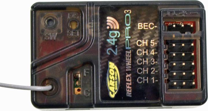 Produktbild Carson Empfänger Reflex Wheel PRO 3 2,4GHz BEC