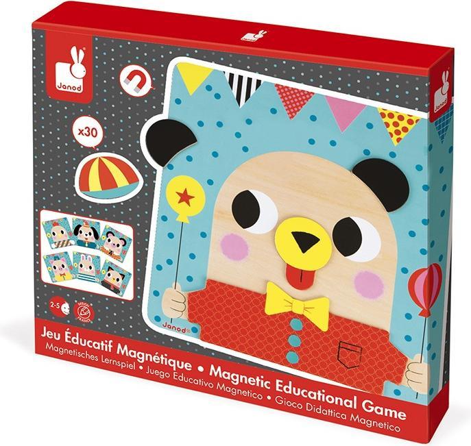 Actual product image Janod Magnetic educational game
