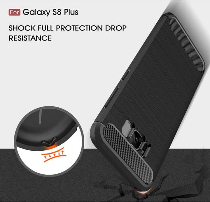 Produktbild König Design Handyhülle für Samsung Galaxy S8 Plus Schutzcase Backcover Bumper Etuis Grau (Samsung Galaxy S8+)