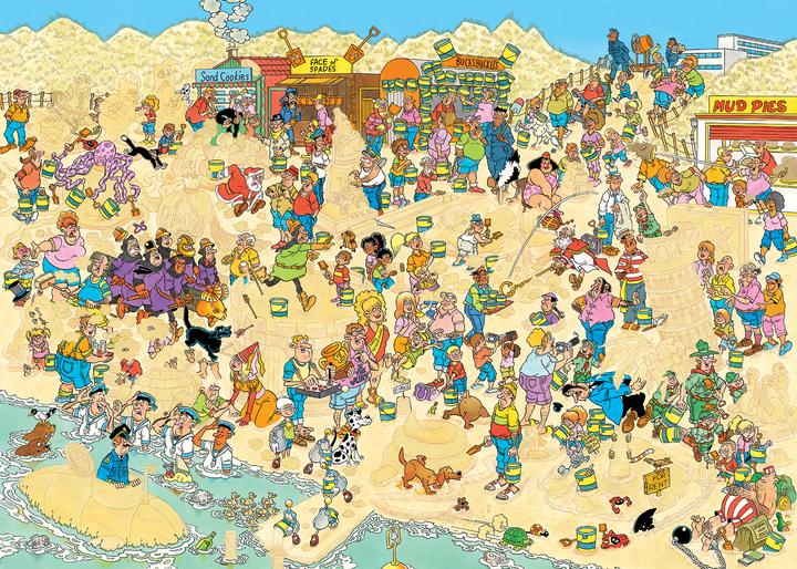 Produktbild Jumbo Puzzle Sandskulpturen (1000 Teile)