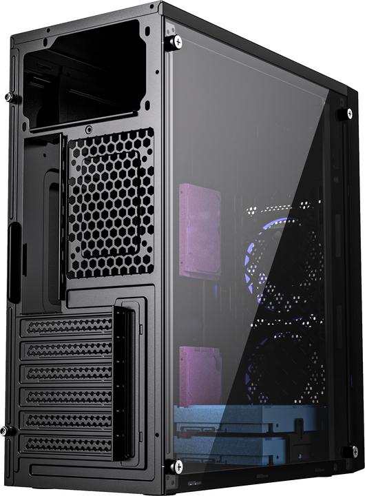 Produktbild Gembird CCC-FC-M100B Gaming-Computergehäuse Fornax M100B blaue Lüfter (ATX)