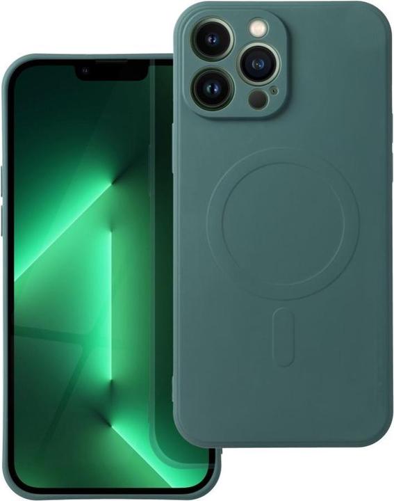 Image du produit OEM Back panel cover SILICONE MAG COVER case compatible with MagSafe for SAMSUNG A56 dark green (A56)