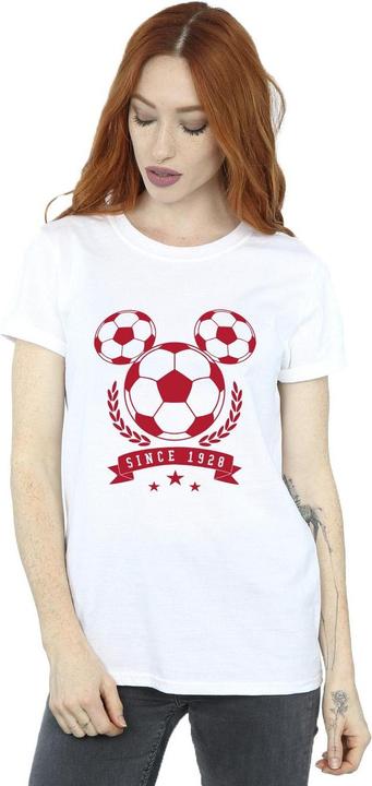 Immagine prodotto Disney Mickey Football Head Maglietta Ampia Donna (L)