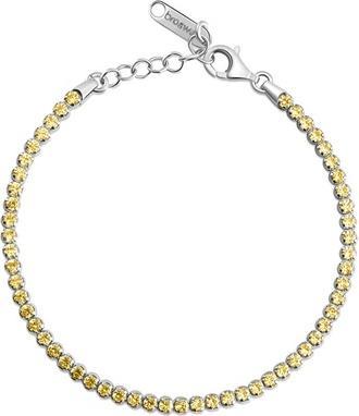 Brosway Tennis Bracelet With Cubic Zirconia Fancy Energy Yellow Fey94