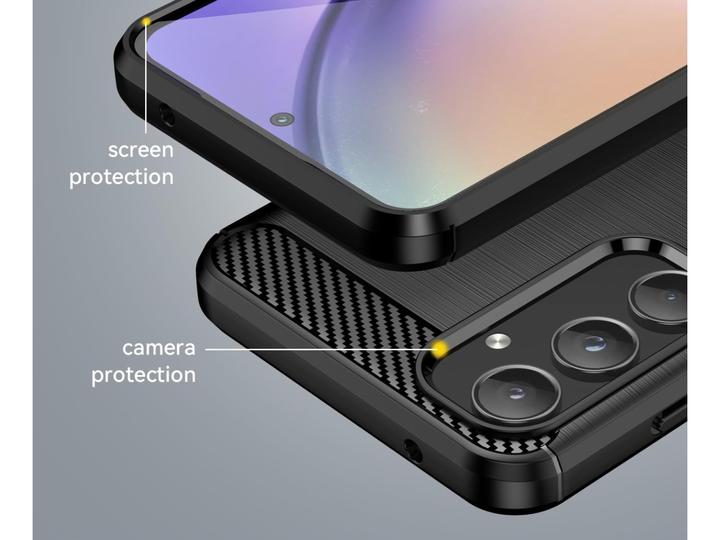 Image du produit Screenguard Étui souple en carbone brossé (Samsung Galaxy A55)