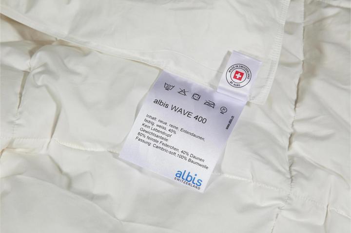 Produktbild Albis Wave 400 preisgünstiges Daunenduvet (700 g, 160 x 210 cm)