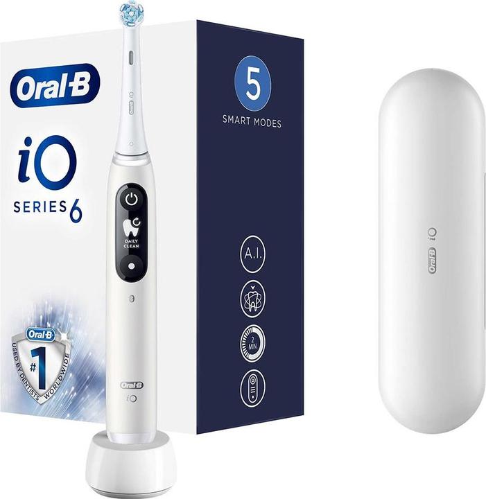 Actual product image Oral-B iO 6 White (Oscillating toothbrush)
