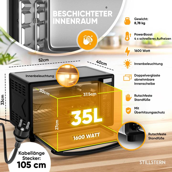 Image du produit Stillstern Mini-four à chaleur tournante
