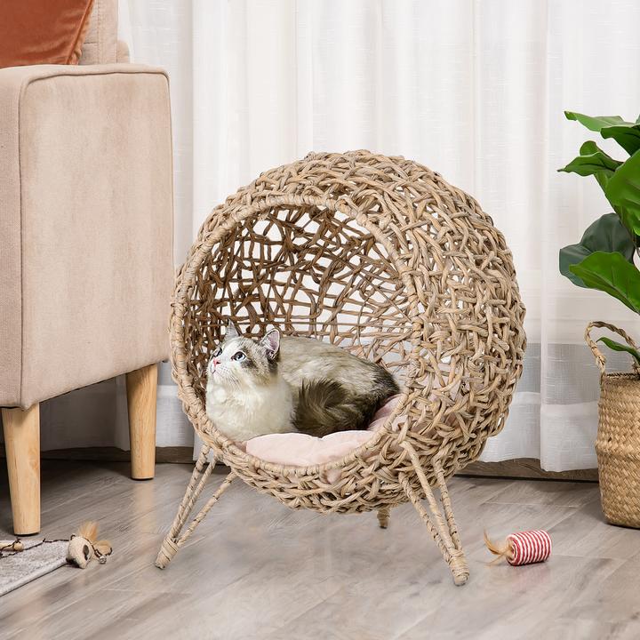 Image du produit PawHut Panier pour chat avec coussin (Chat)