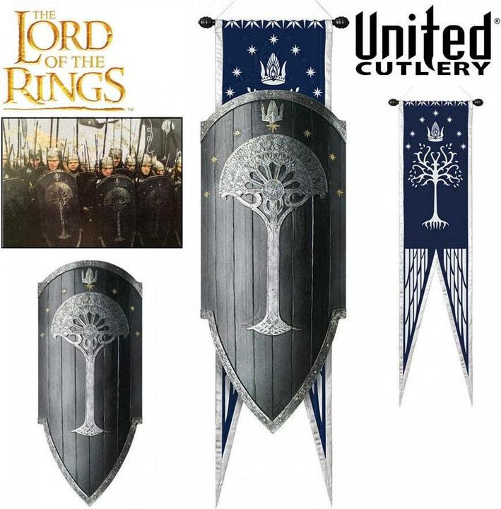 Actual product image United Cutlery Le Seigneur des Anneaux réplique 1/1 bouclier Gondorian Shield 113 cm