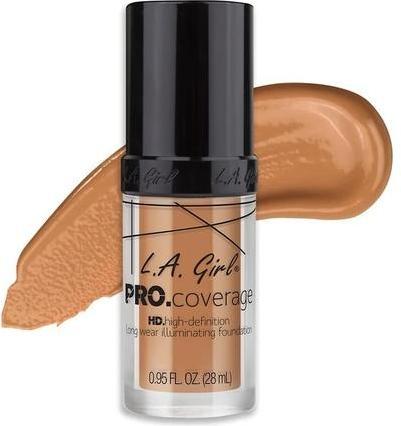 Actual product image L.A. Girl Pro Coverage Illuminating Foundation Soft Honey (Soft honey)