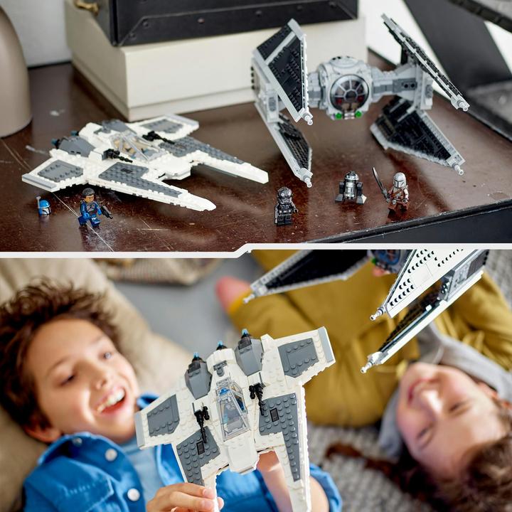 Image du produit LEGO Mandalorian Fang Fighter vs. Tie Interceptor (75348, LEGO Star Wars)