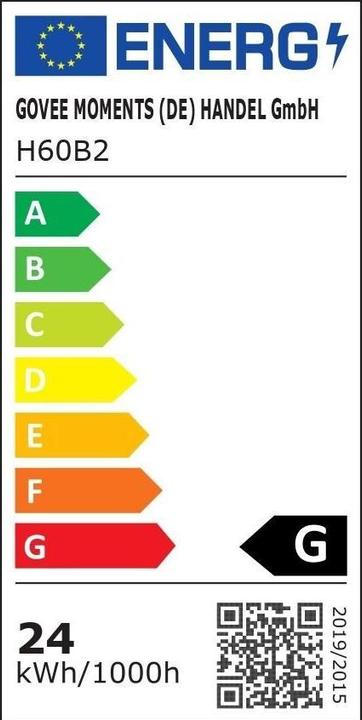 Energy Label Govee Stehlampe Baum, Lampensockel: LED fest verbaut (1500 lm)