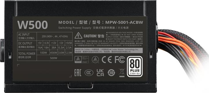 Actual product image Cooler Master Power supply CoolerMaster 500W Elite NEX W500 (500 W)