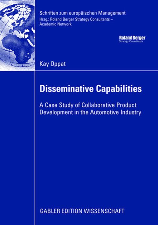Immagine prodotto Disseminative Capabilities (Kay Oppat, 2008)