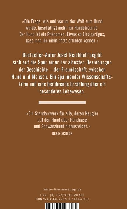 Produktbild Der Hund und sein Mensch (Deutsch, Josef H. Reichholf, 2020)