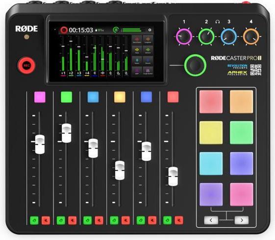 Produktbild RØDE Rodecaster Pro II mit RodeCover 2 mit Tuch (Studio- und Livemixer)