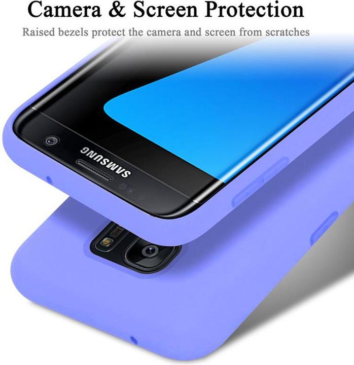 Actual product image Cadorabo TPU Liquid Silicone Case Cover (Samsung Galaxy S7 Edge)